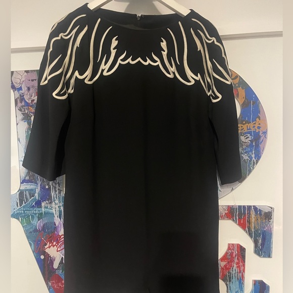 Red valentino wings embroidered jumpsuit - Picture 5 of 9